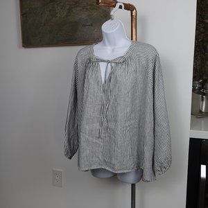 XL Cotton Peasant Blouse NWT